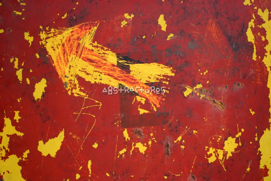 Red White Arrow Painted Texture — photographic texture 07 — 06