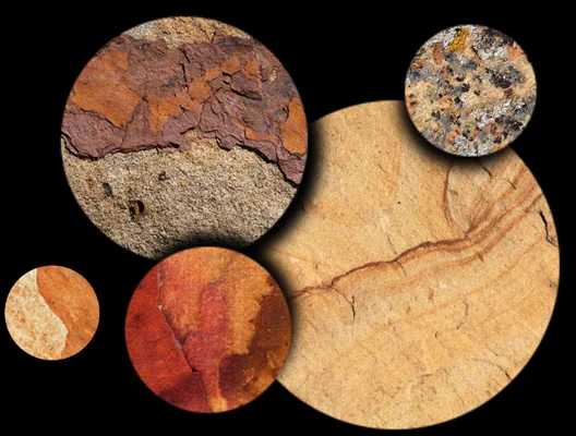 Circular crops from the Texture Collection 35 texture collection