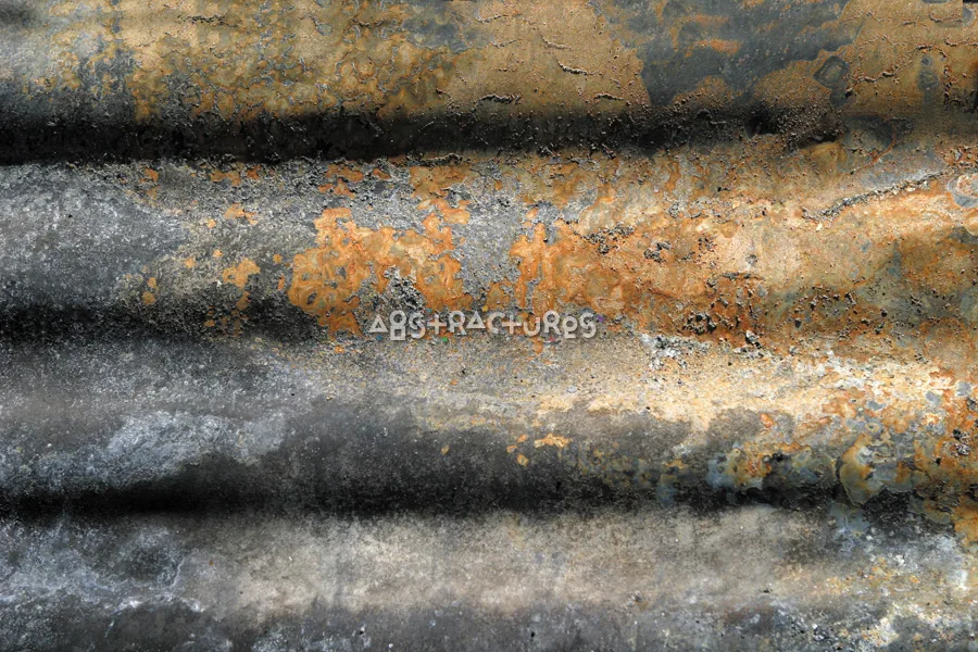 Corroded Corrugated Metal Abstract Texture — photographic texture 11 — 11