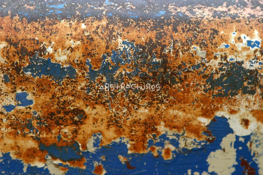 Blue Rusty Metal Abstract Texture — photographic texture 14 — 38