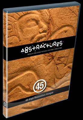 Cover artwork for Mayan Carved Stone textures, Volume 45