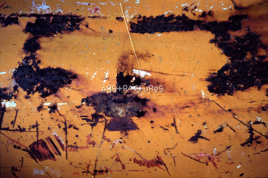 Yellow Rusty Metal Abstract Texture — photographic texture 08 — 06