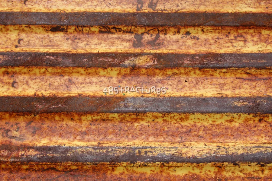 Yellow Stripped Rusty Metal Texture — photographic texture 33 — 19