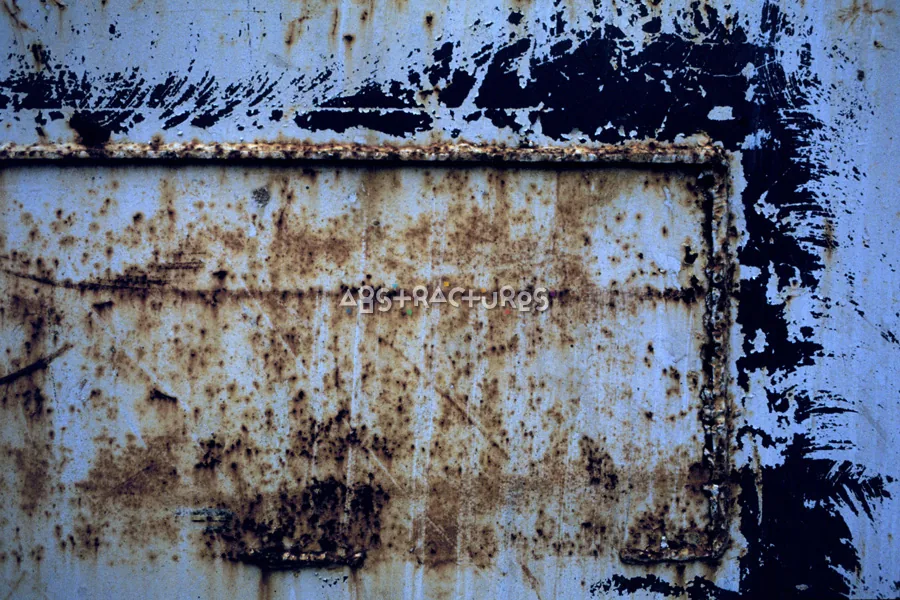 White Blue Corroded Metal Texture — photographic texture 09 — 32