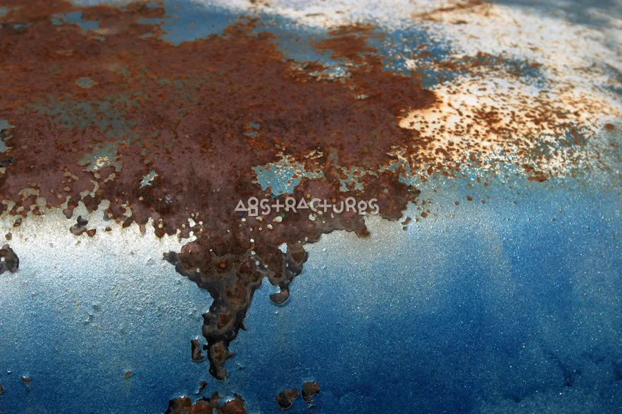 Blue Rusty Metal Abstract Texture — photographic texture 10 — 30