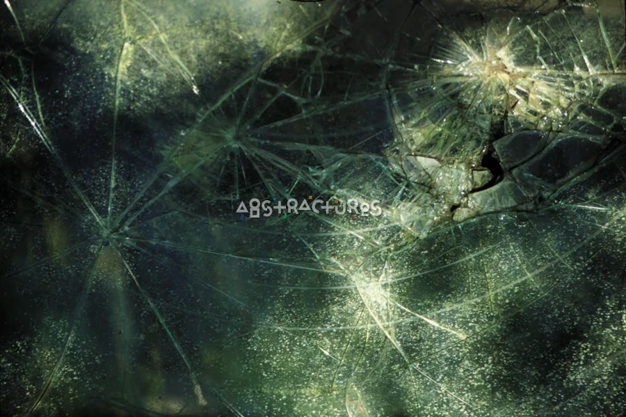 Shattered Glass Green Abstract Texture — photographic texture 02 — 34