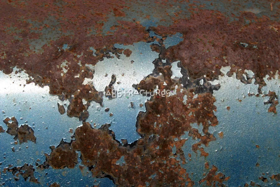 Blue Silver Rusty Metal Texture — photographic texture 11 — 39