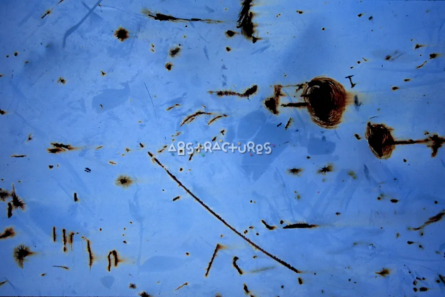 Blue Painted Metal Abstract Texture — photographic texture 09 — 36