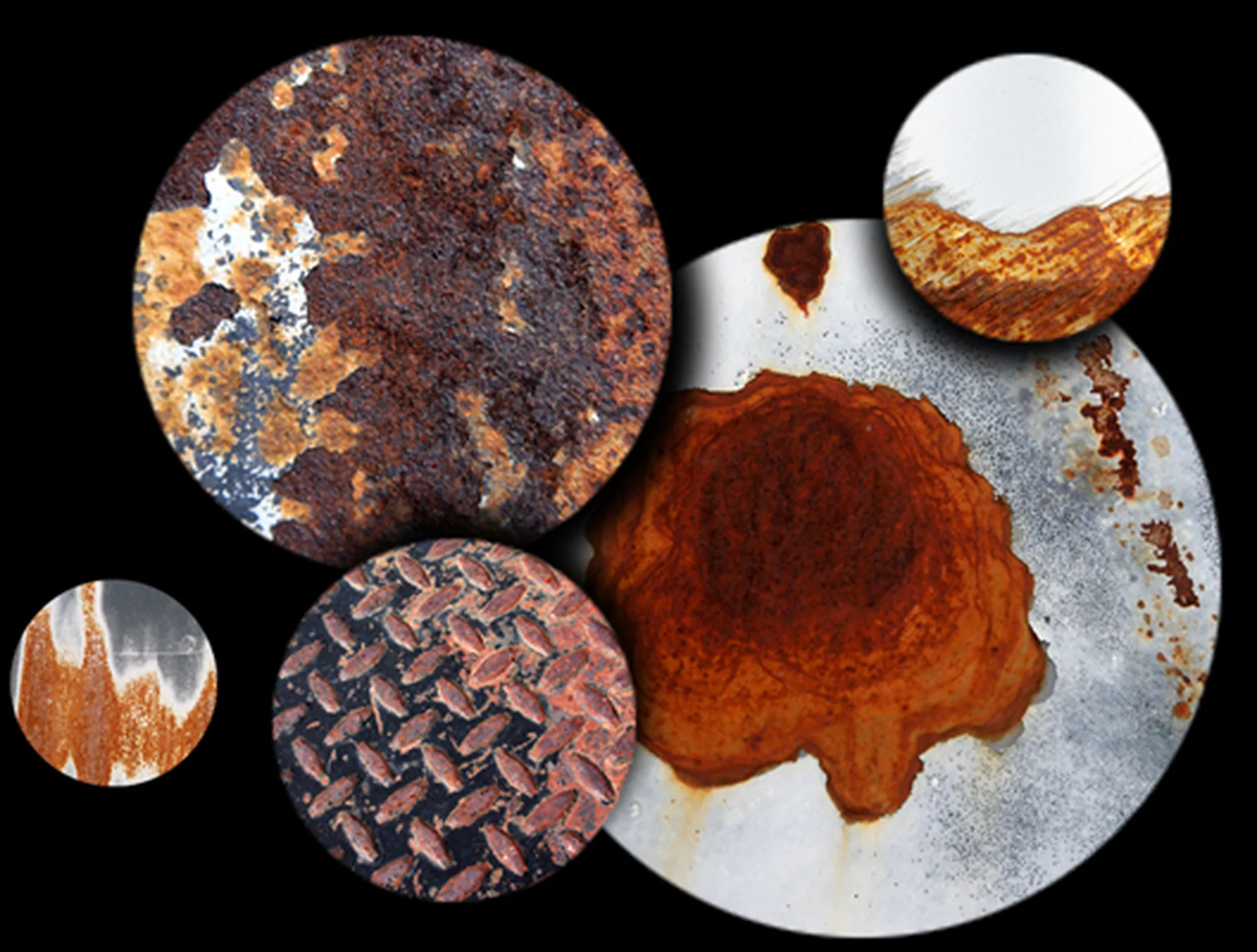 Circular crops from the Texture Collection 31 texture collection