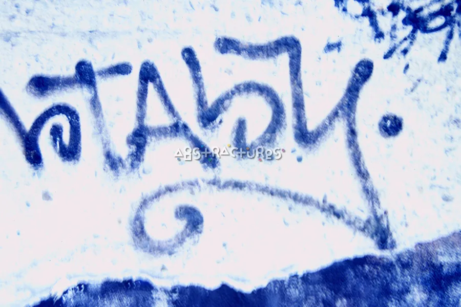 Blue White Graffiti Abstract Texture — photographic texture 10 — 09
