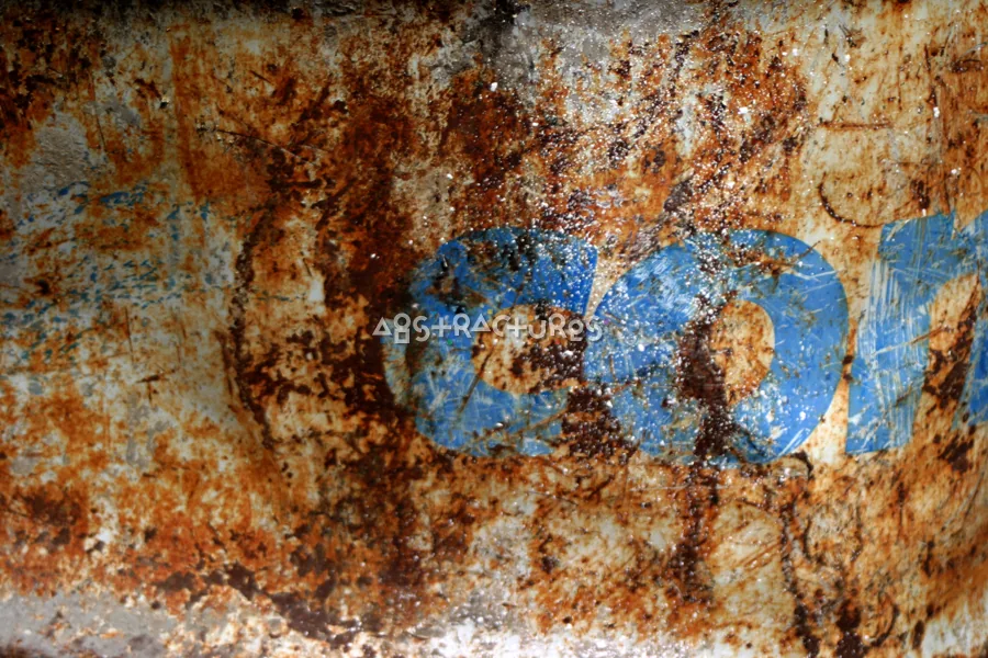 Typography Rusty Abstract Metal Texture — photographic texture 10 — 29