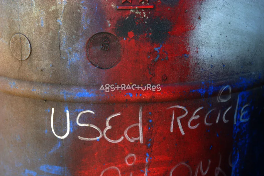Used Recycle Oil Barrel Texture — photographic texture 11 — 19