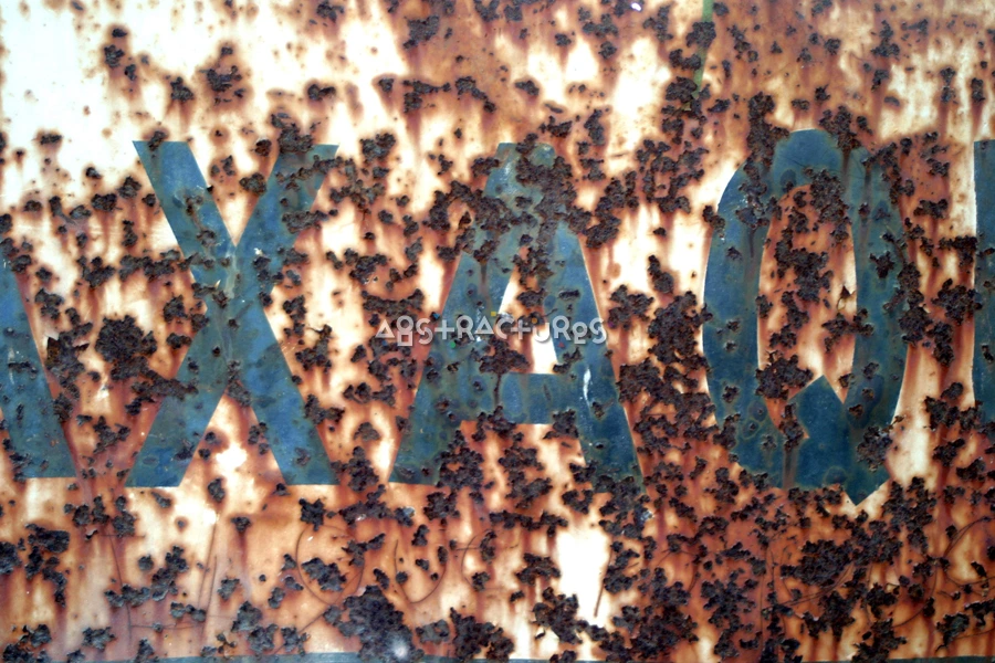 Typography Corroded Metal Abstract Texture — photographic texture 17 — 04