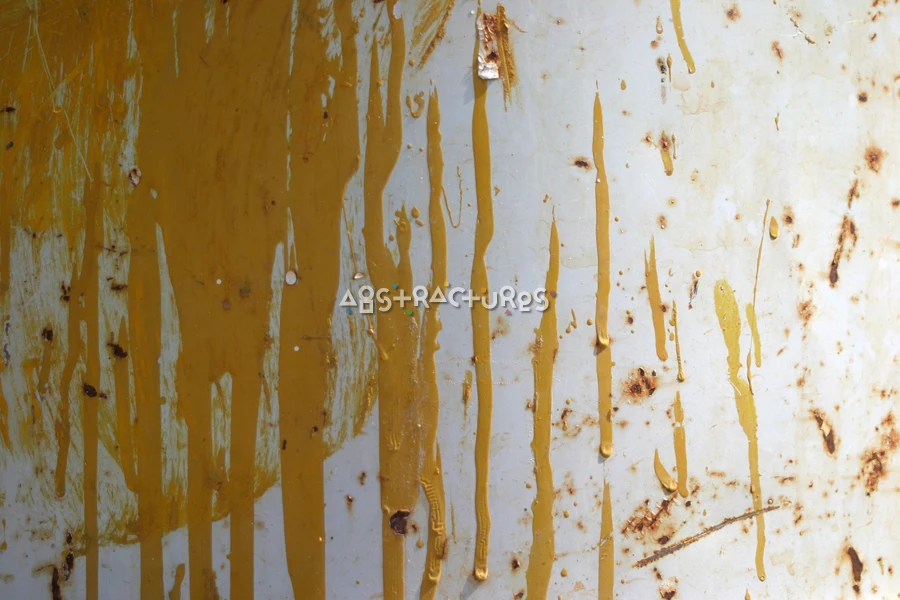 Yellow Dripping Paint White Texture — photographic texture 08 — 40
