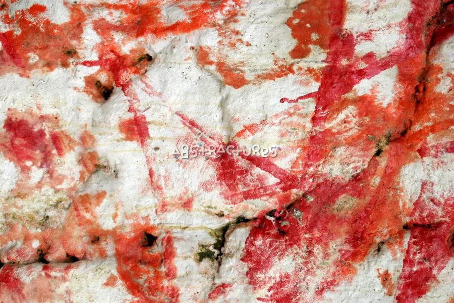 Red White Painted Cement Texture — photographic texture 07 — 02