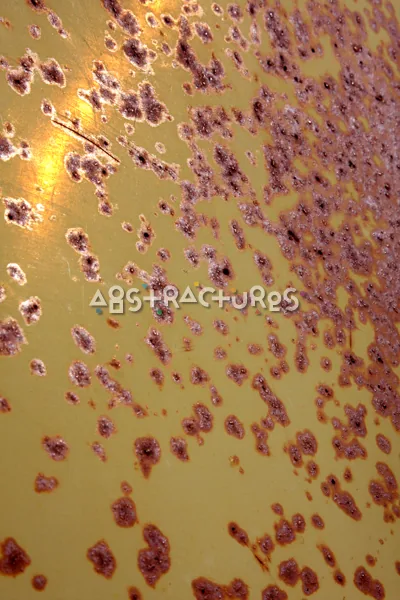 Yellow Rusty Spotted Metal Texture — photographic texture 31 — 40