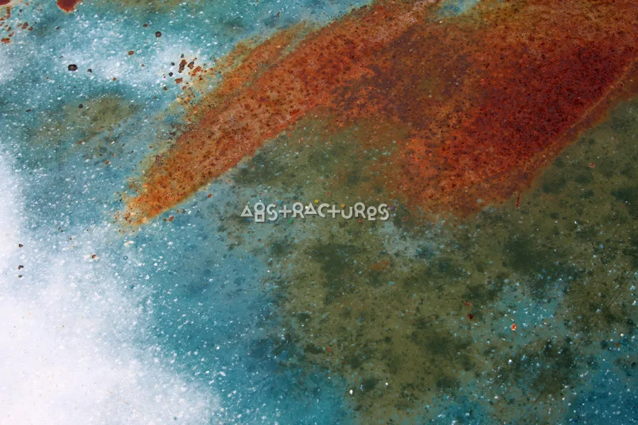 Blue Rusty Abstract Metal Texture — photographic texture 46 — 10