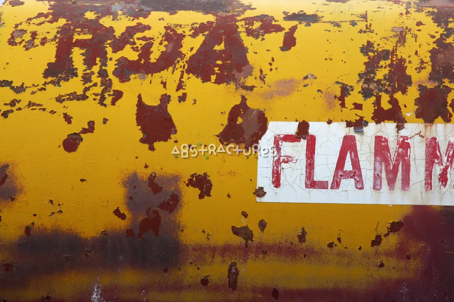 Flammable Yellow Abstract Metal Texture — photographic texture 51 — 25