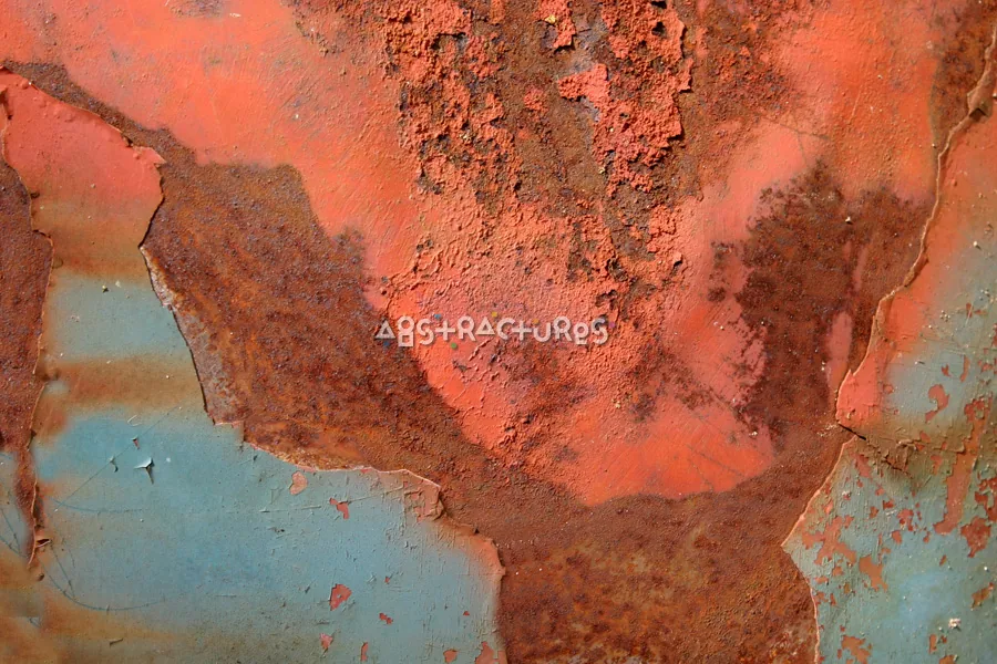 Red Blue Rust Abstract Texture — photographic texture 12 — 07
