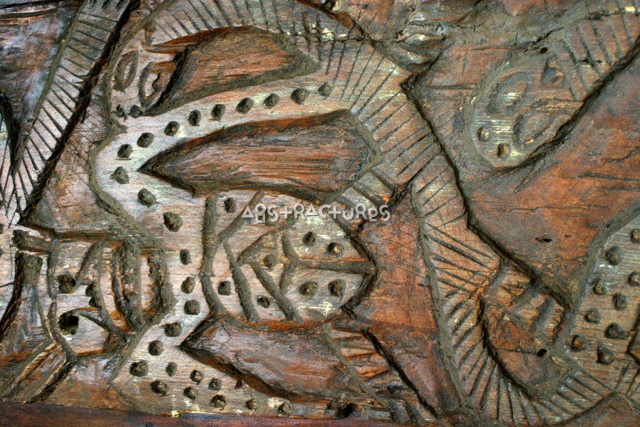 Artistic Wood Carved Monkey Image — photographic texture 16 — 33