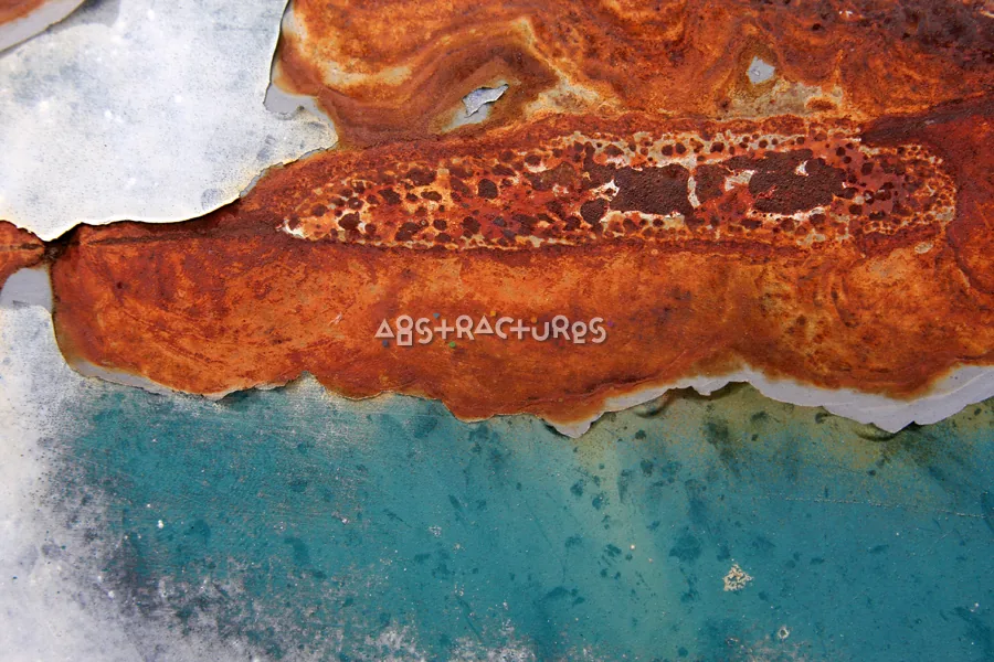Blue Rusty Abstract Metal Texture — photographic texture 46 — 20