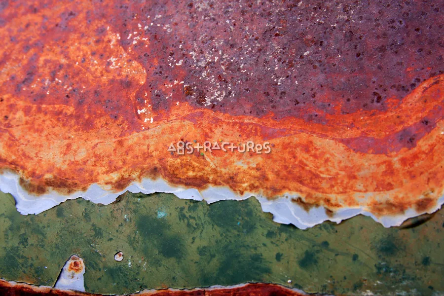 Green Rusty Abstract Metal Texture — photographic texture 46 — 03