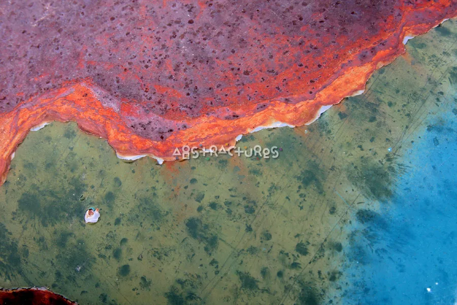 Blue Green Rusty Abstract Texture — photographic texture 46 — 07