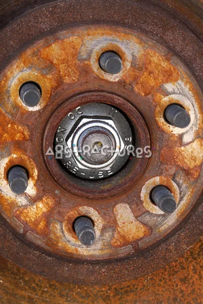 Rusty Metal Wheel Abstract Texture — photographic texture 51 — 09