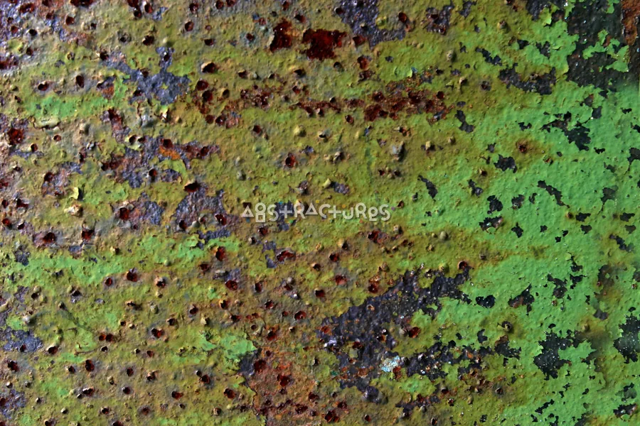 Green Painted Rusty Abstract Texture — photographic texture 12 — 35