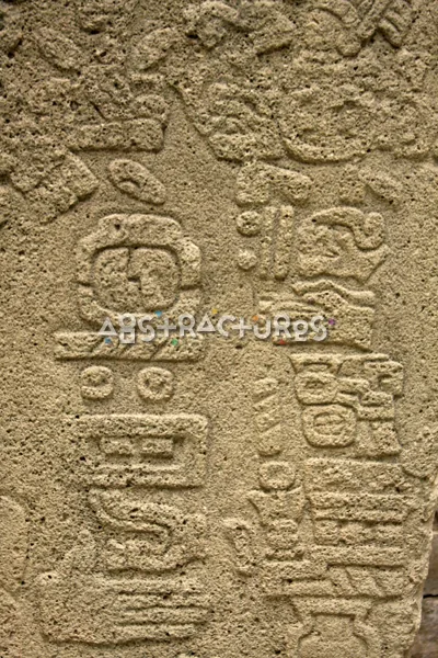 Mayan Stone Carved Abstract Texture — photographic texture 45 — 31