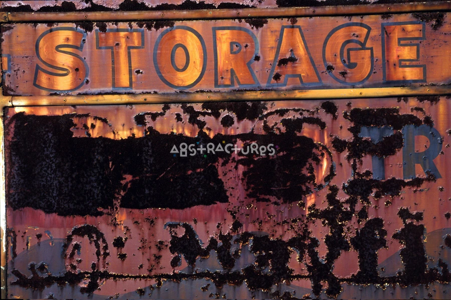 Typography Storage Metal Abstract Texture — photographic texture 17 — 05