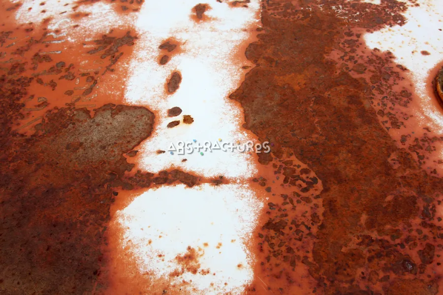 White Orange Rusty Metal Texture — photographic texture 31 — 34
