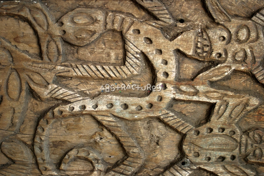 Artistic Wood Carved Demon Texture — photographic texture 16 — 37