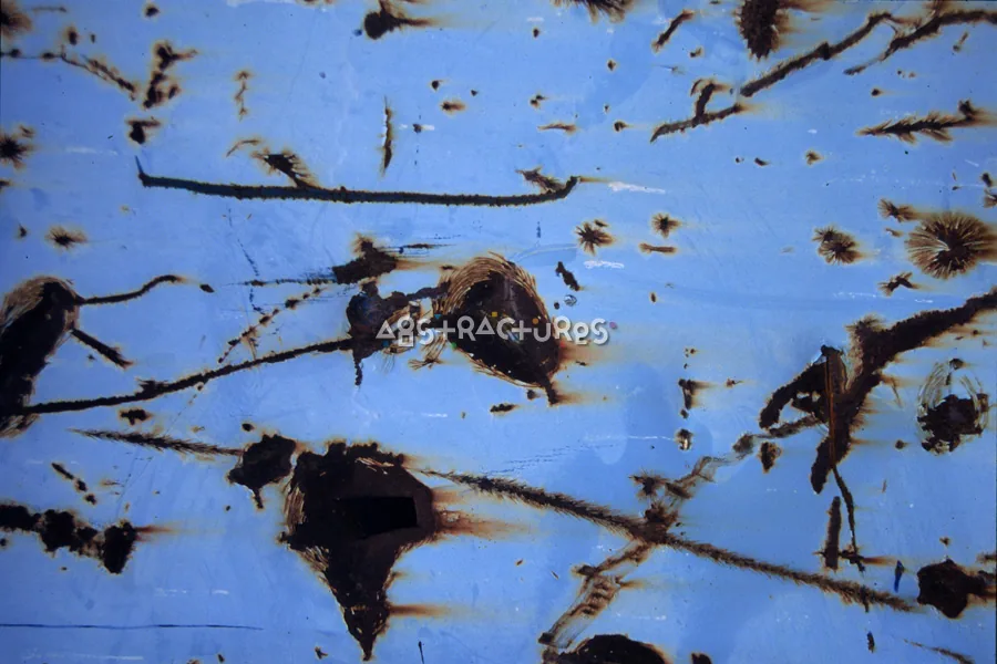 Blue Black Metal Abstract Texture — photographic texture 10 — 02
