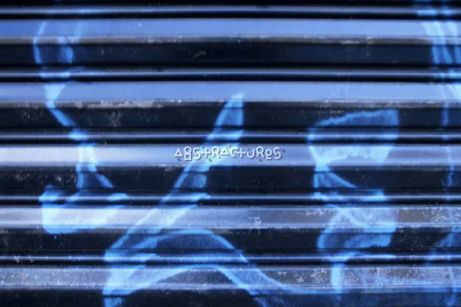 Blue Metal Graffiti Abstract Texture — photographic texture 09 — 24
