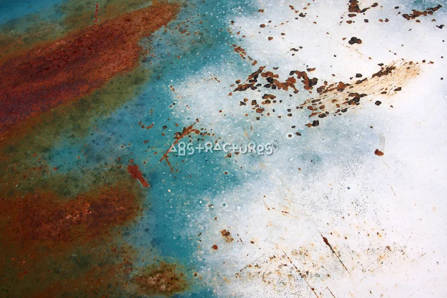 Blue Rusty White Abstract Texture — photographic texture 46 — 33