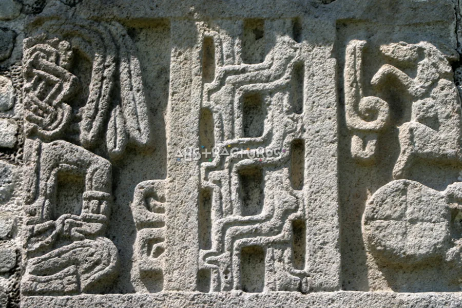 Mayan Aztec Abstract Texture Backgrounds — photographic texture 23 — 06