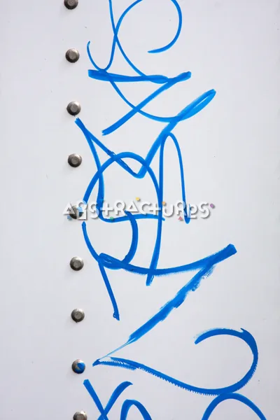 Blue Graffiti Abstract Metal Texture — photographic texture 50 — 34