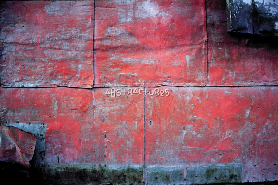Red Blue Painted Aluminum Siding — photographic texture 02 — 08