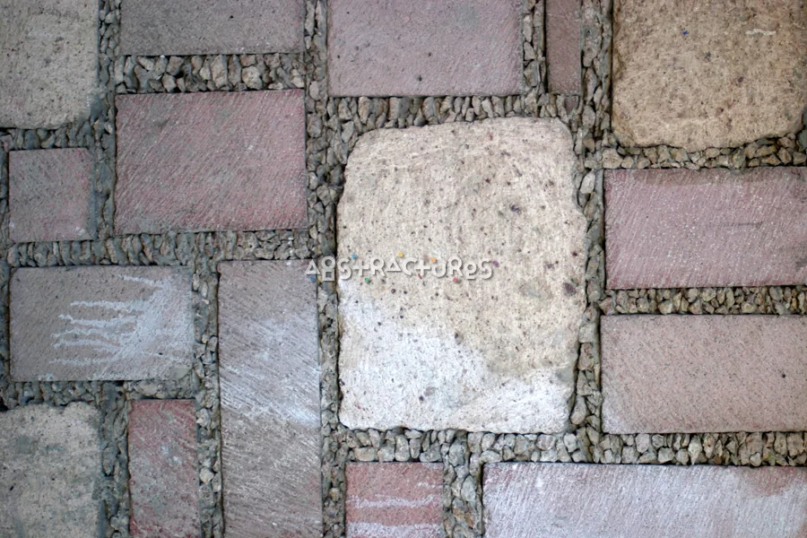 Red Granite Brick Wall Texture — photographic texture 18 — 16