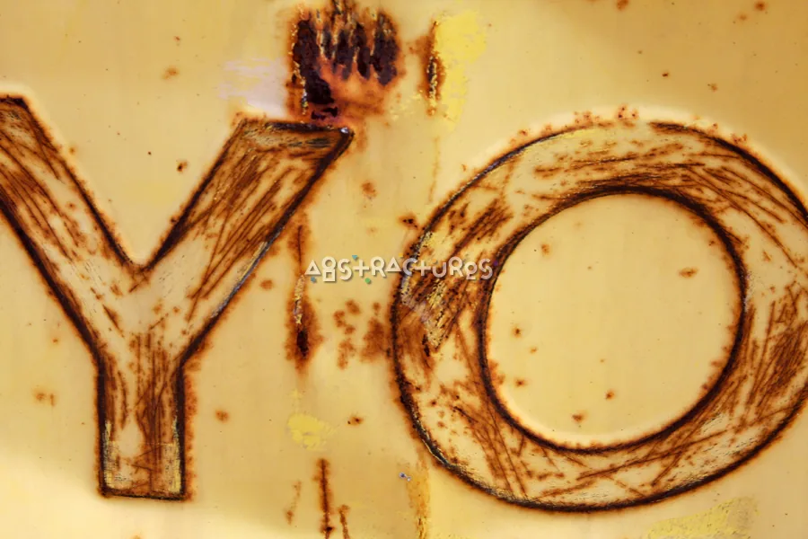 YO Yellow Abstract Metal Texture — photographic texture 51 — 13