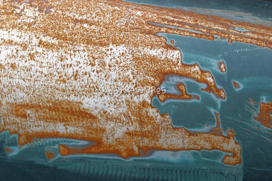 Blue Silver Rusty Metal Texture — photographic texture 13 — 31
