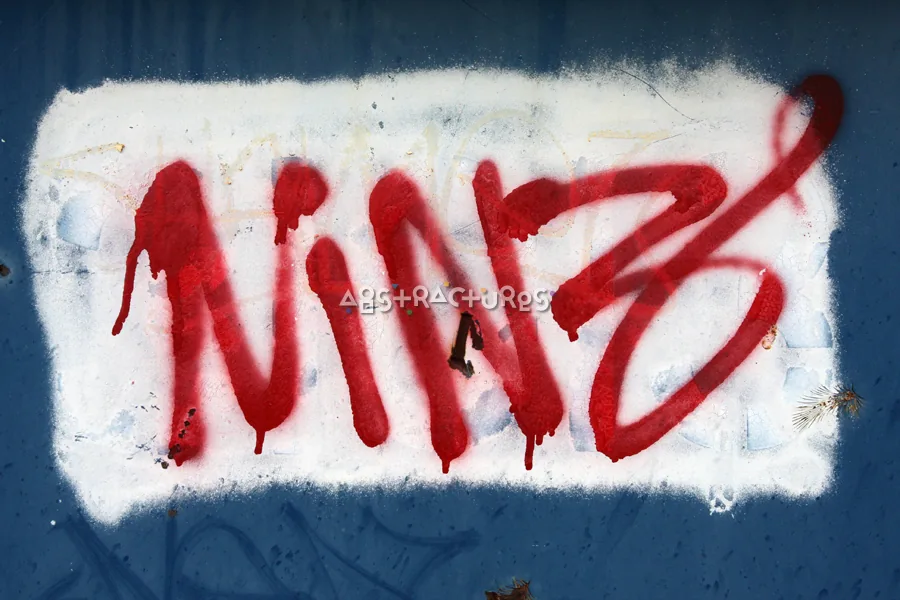 Red White Blue Graffiti Texture — photographic texture 50 — 15