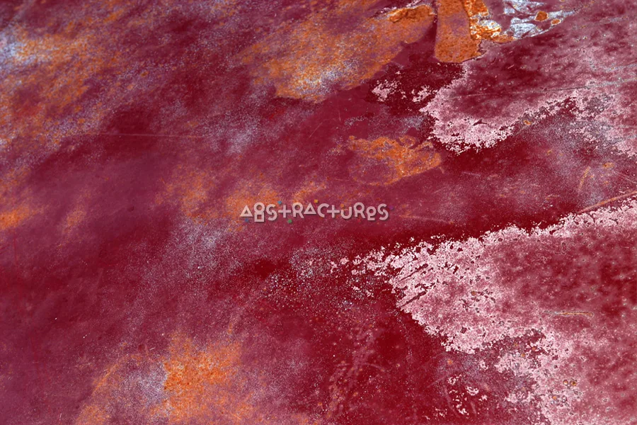 Red Rusty Abstract Metal Texture — photographic texture 10 — 13