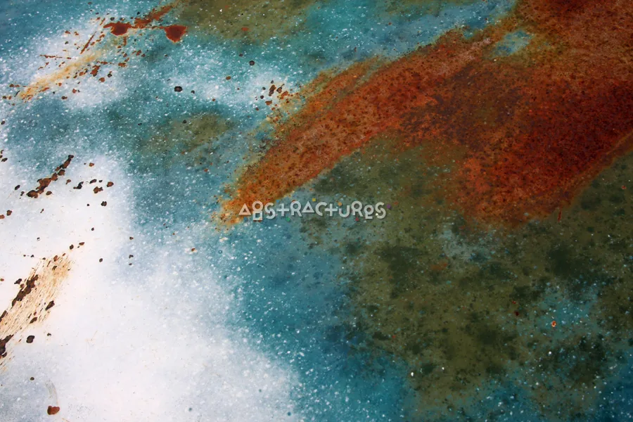 Rusty Blue Abstract Metal Texture — photographic texture 46 — 31