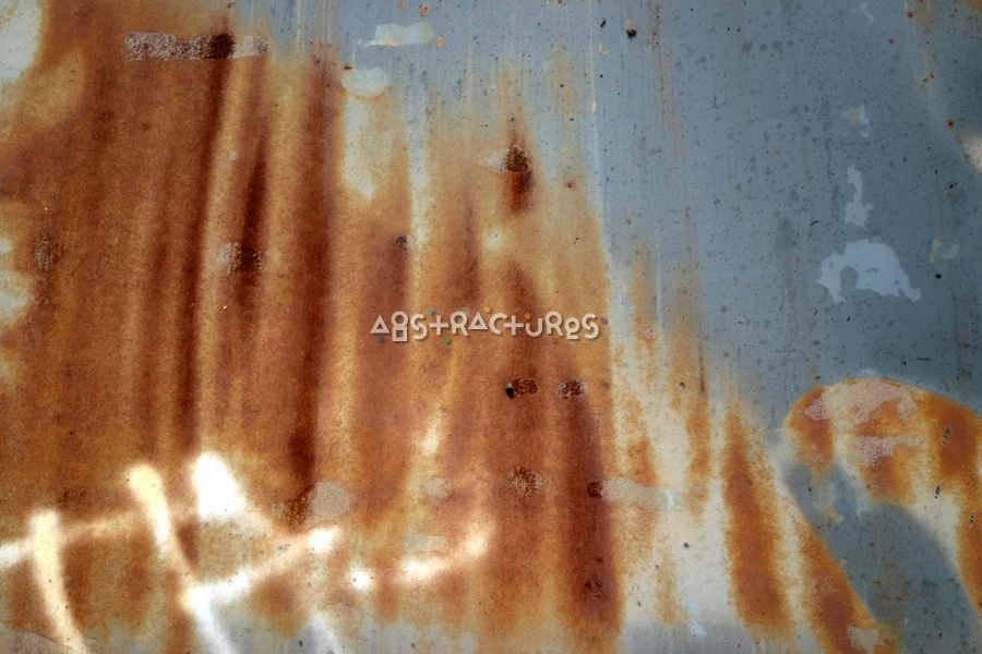 Blue Rusty Abstract Texture Metal Background — photographic texture 17 — 12