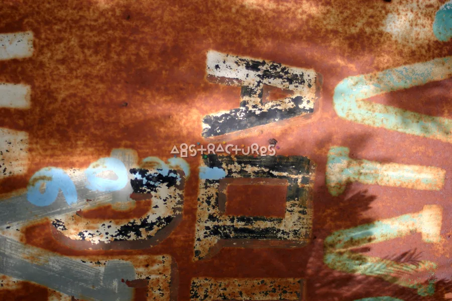 Old Painted Sign Metal Texture — photographic texture 06 — 34