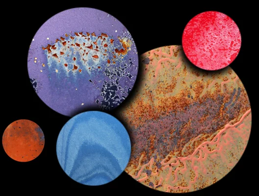 Circular crops from the Texture Collection 28 texture collection