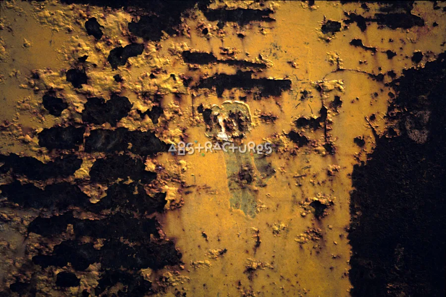 Yellow Black Metal Texture Background — photographic texture 06 — 16