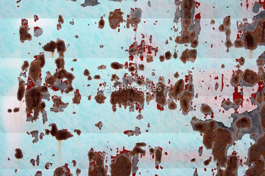 Teal Painted Metal Abstract Texture — photographic texture 32 — 28
